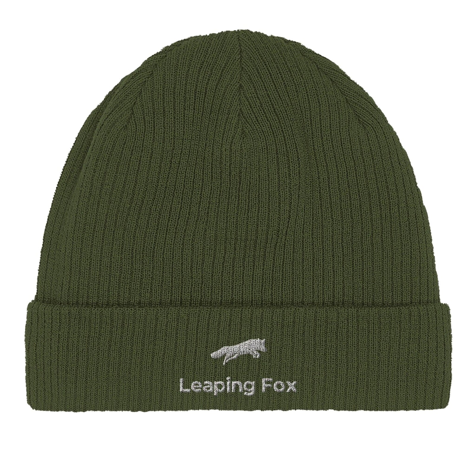 leaping fox green cap