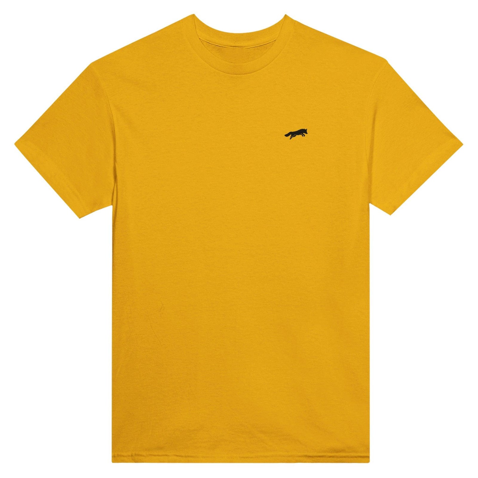 leeping fox yellow t-shirt front