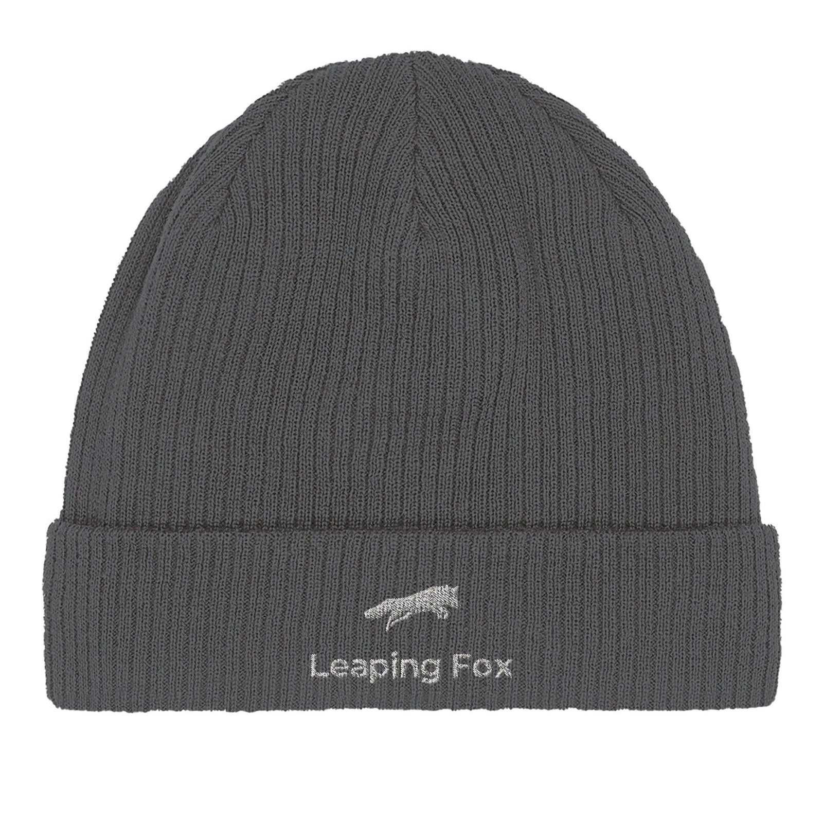 leaping fox grey cap