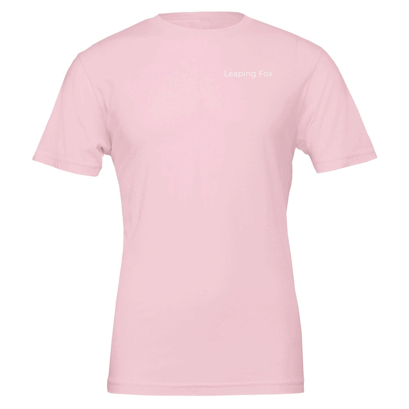 leeping fox pink t-shirt back
