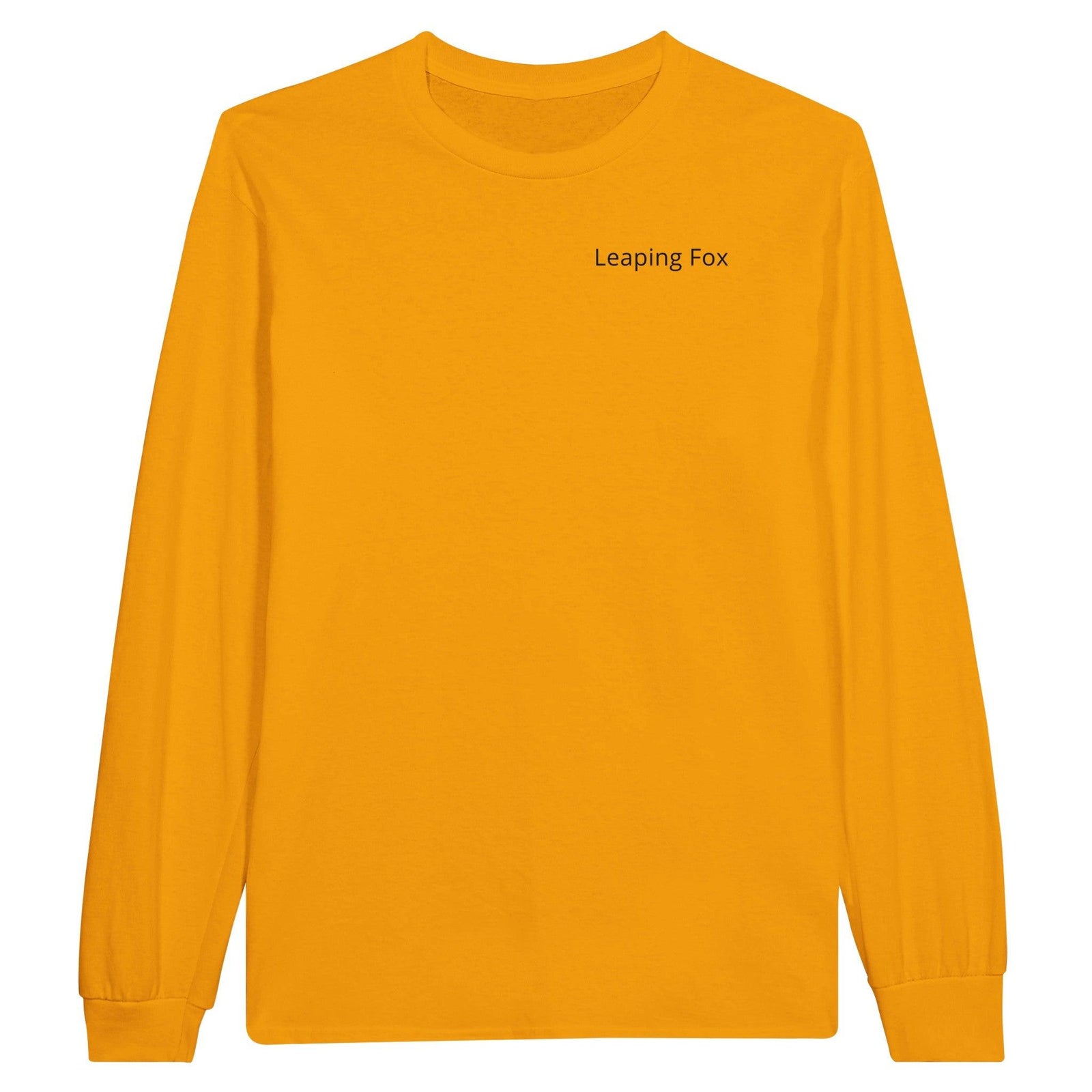leeping fox yellow sweatshirt