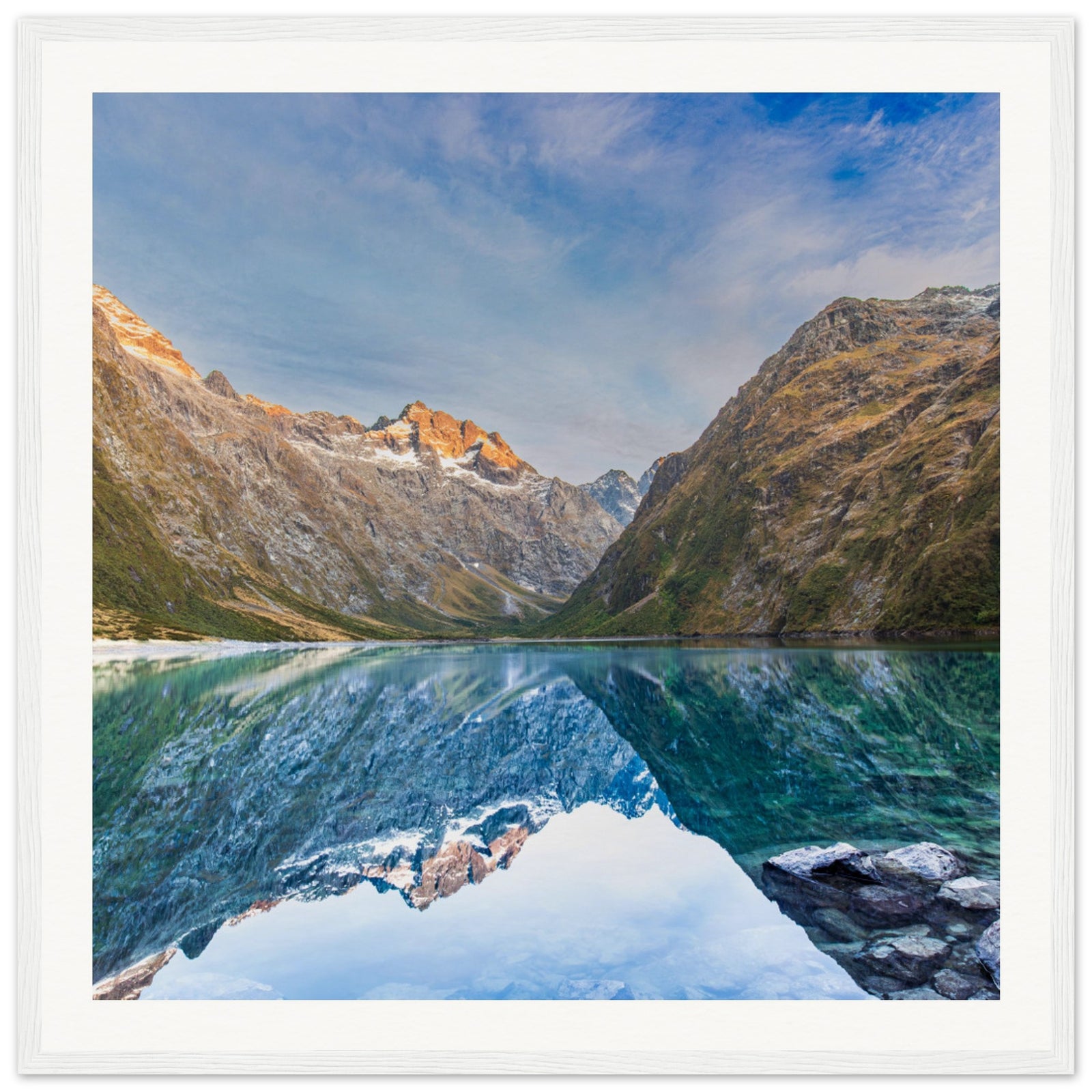 river reflection art piece