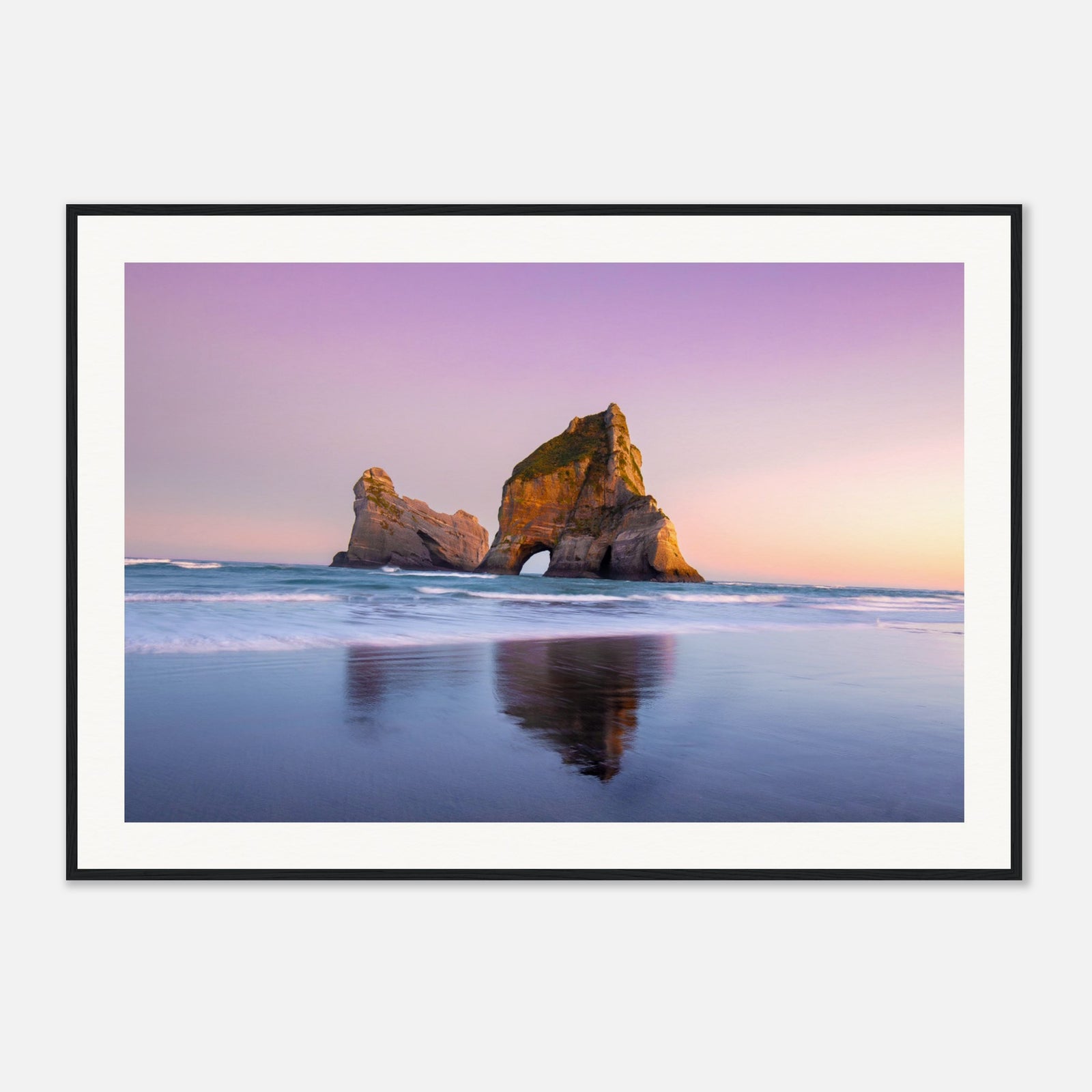 highrise Rock on beach portrait