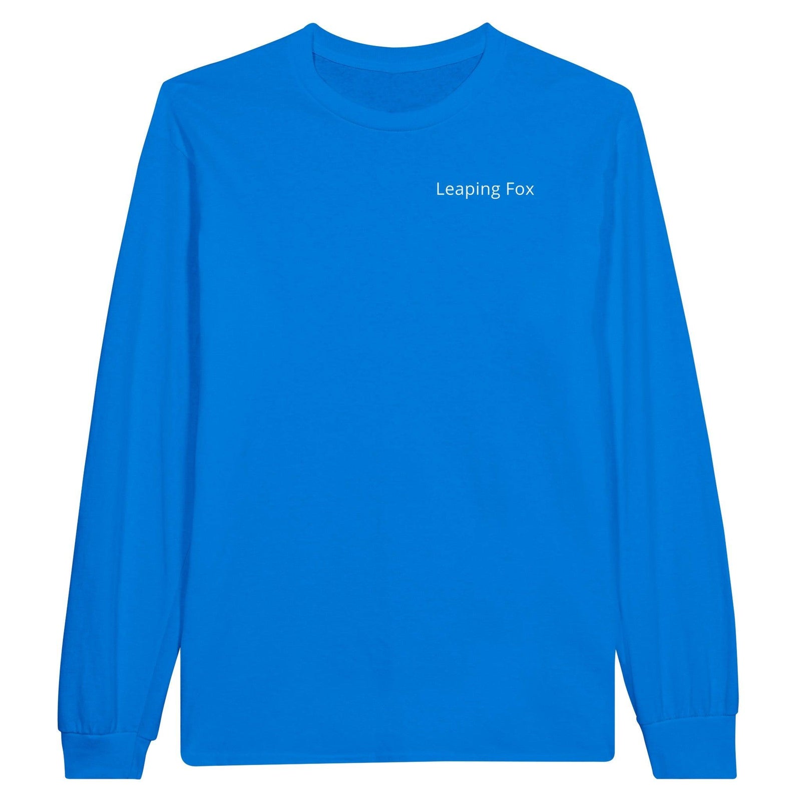 leeping fox blue sweatshirt