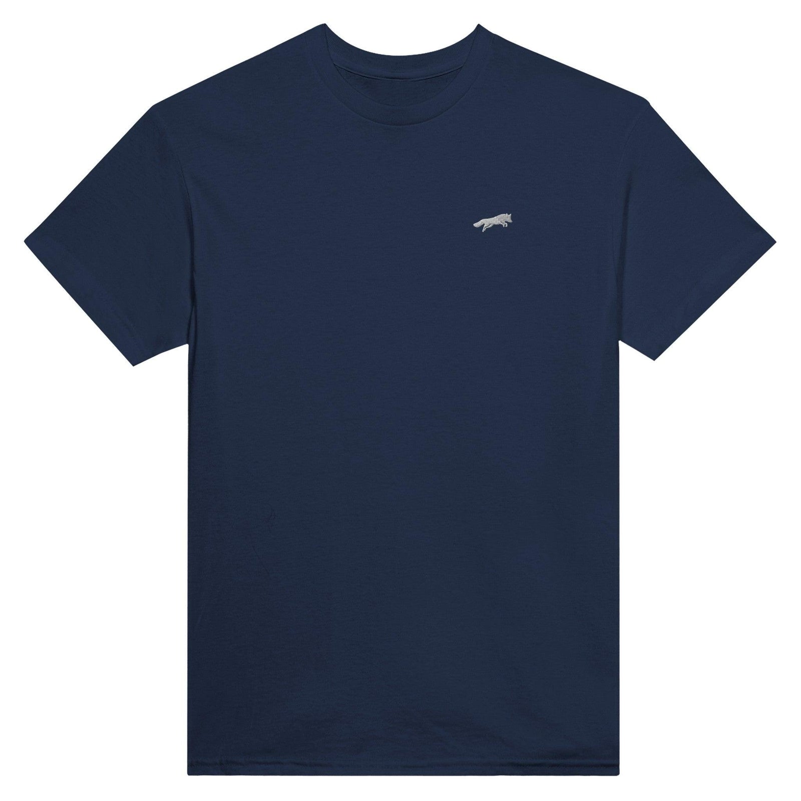 leeping fox dark blue t-shirt front
