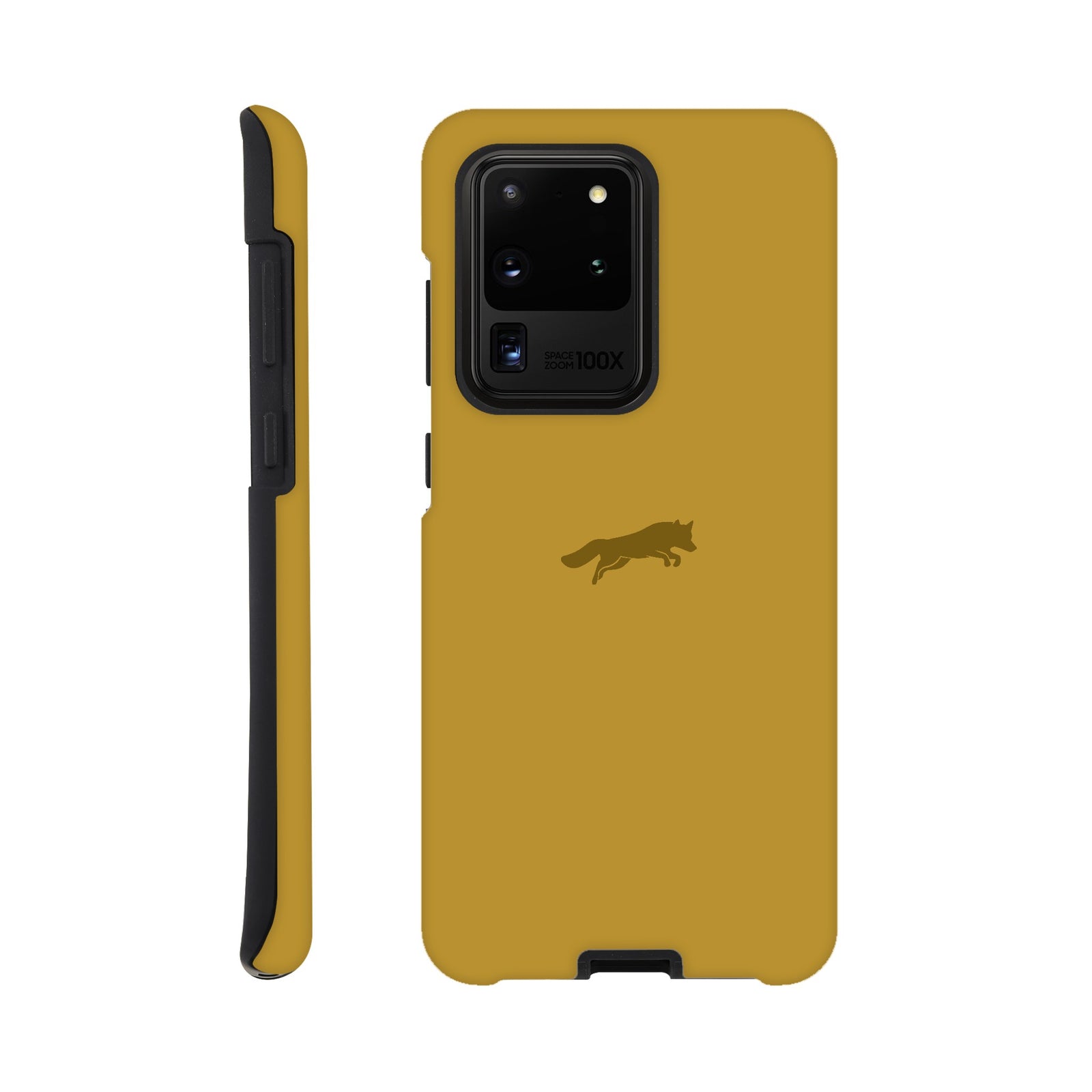 yellow fox mobile cover