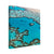 Stunning coral designs in shallow turquoise ocean water.

