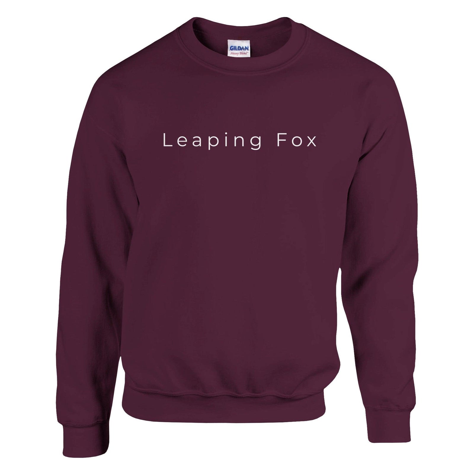 leeping fox maroon  sweatshirt