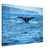 Whale fluke breaking the surface of the ocean

