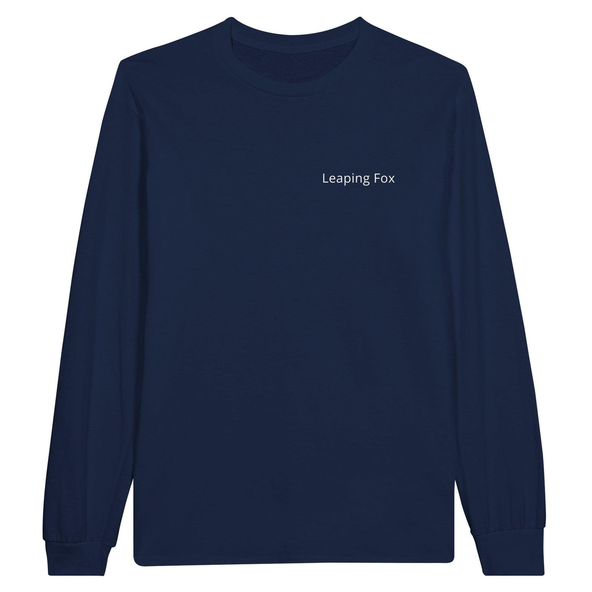 leeping fox blue  sweatshirt