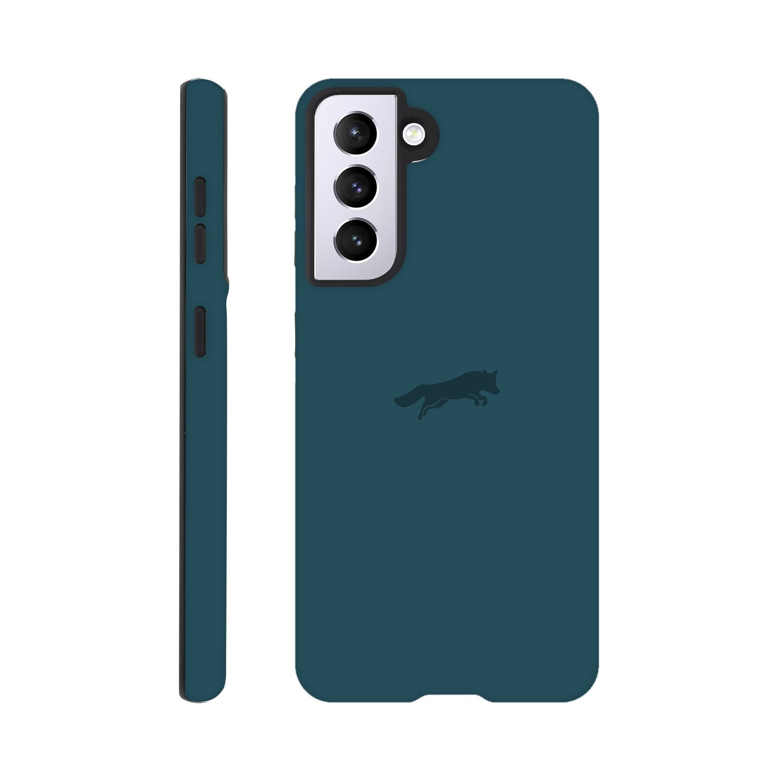 sea green fox mobile cover
