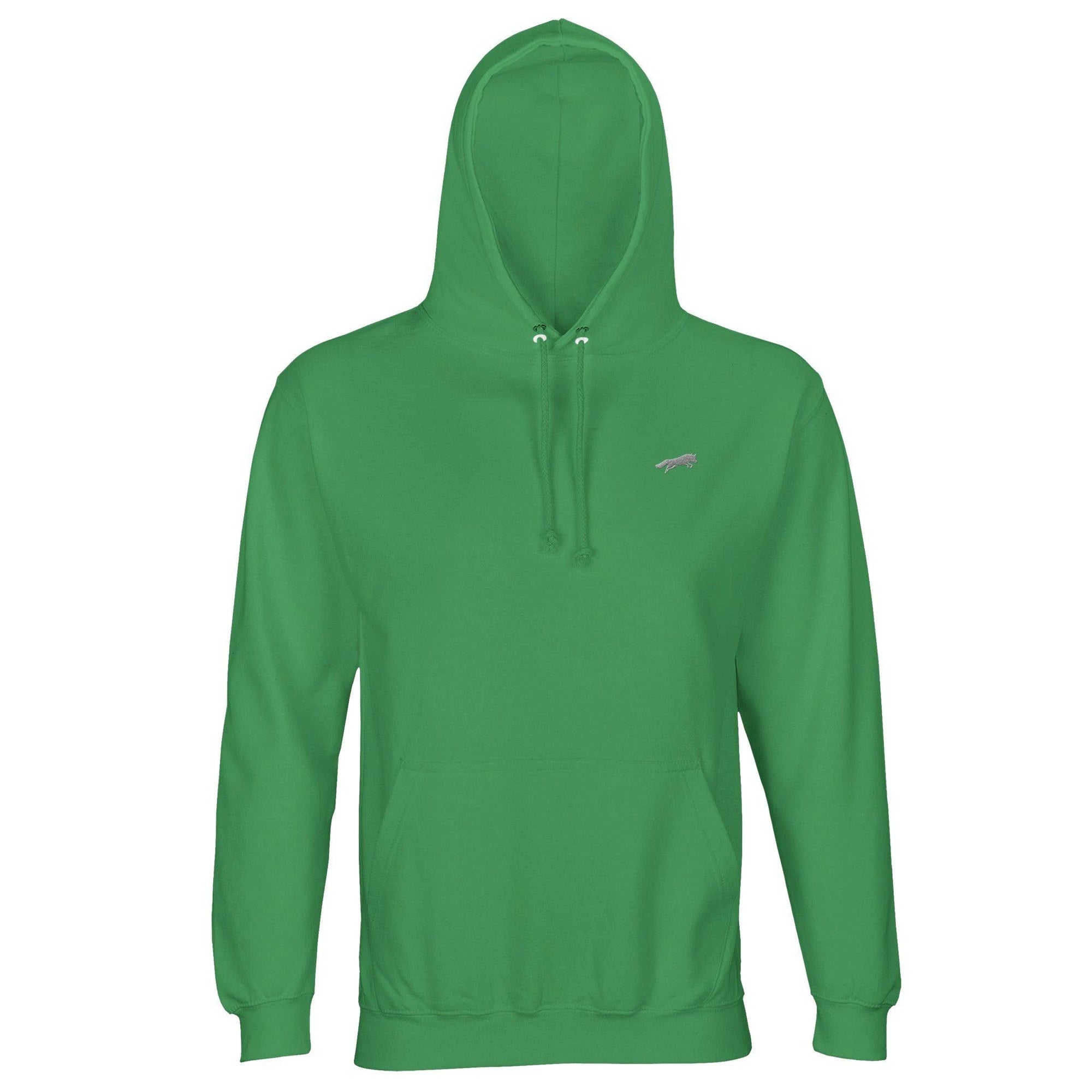 leeping fox light green huddie 