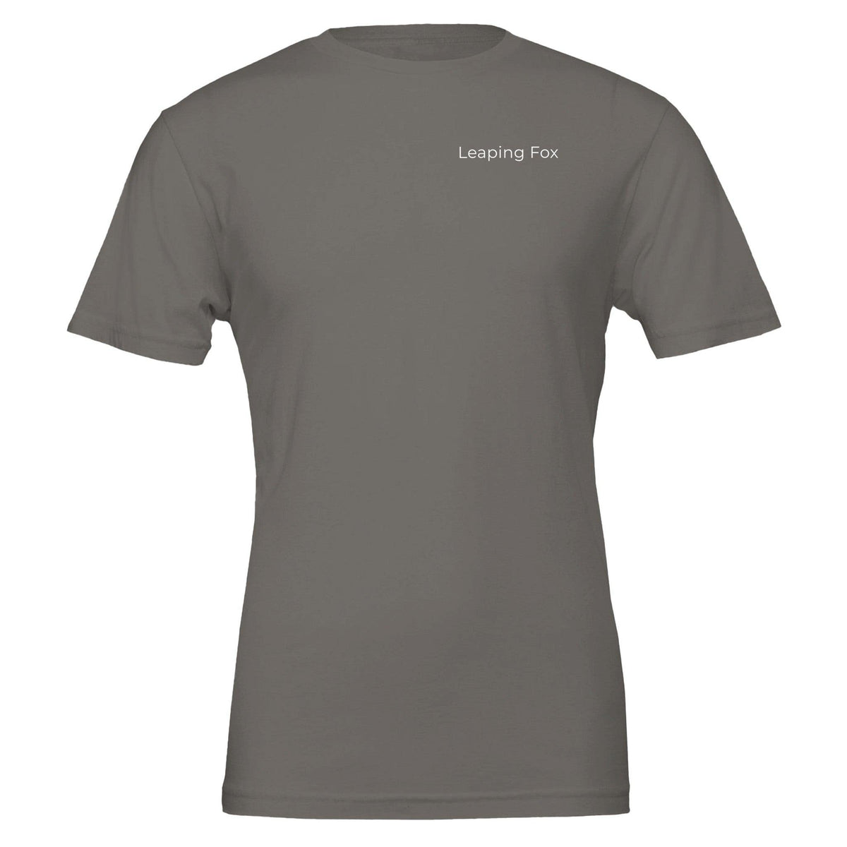 leeping fox grey t-shirt back