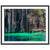Rustic boardwalk beside limestone cliffs and vibrant tropical waters.

