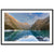 Vertical scenic image with clear reflections and blue dot accent.