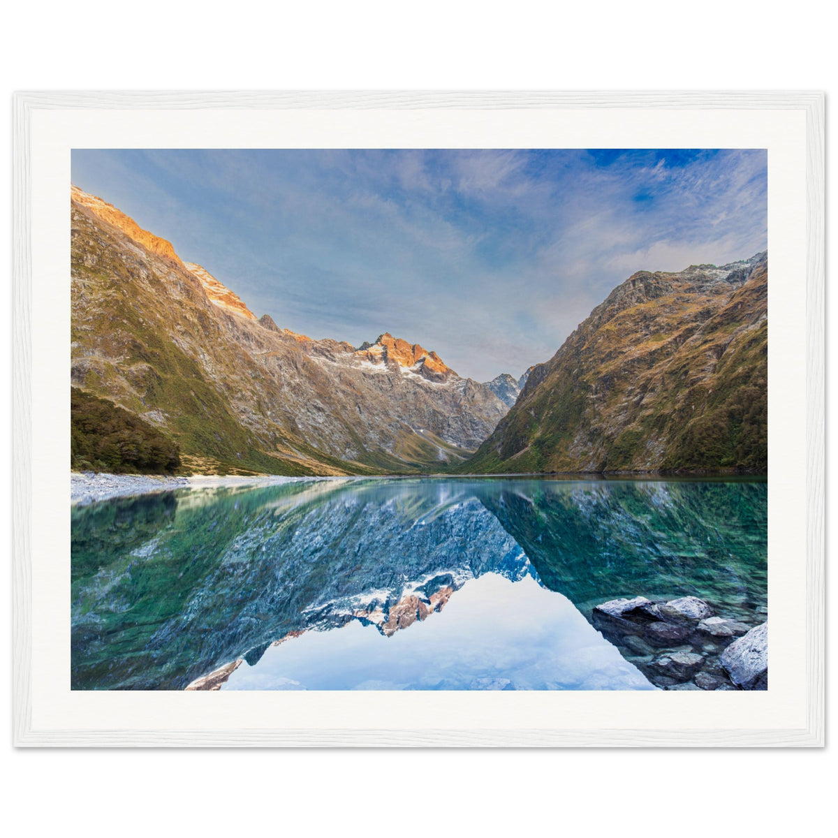 photography of river reflection