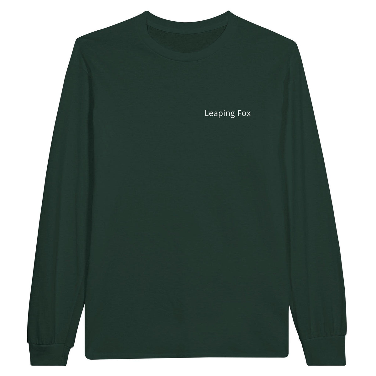 leeping fox green  sweatshirt