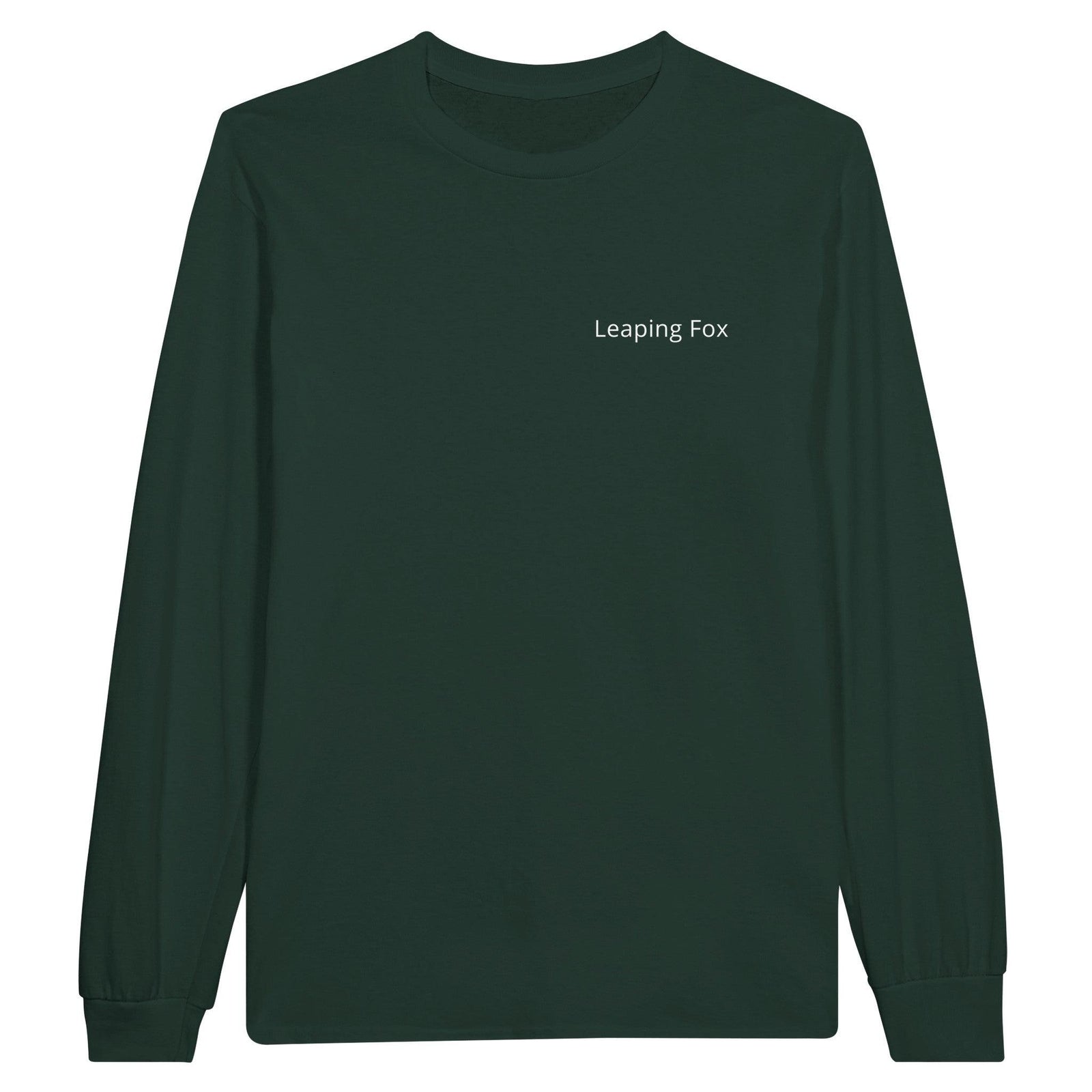 leeping fox green  sweatshirt