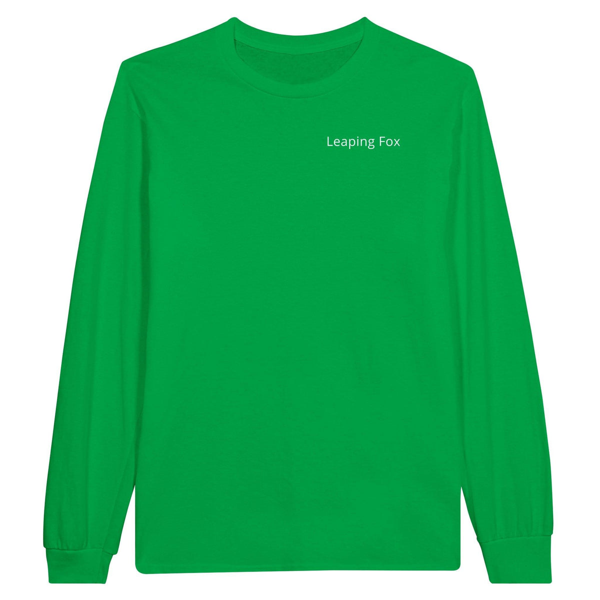 leeping fox light green  sweatshirt