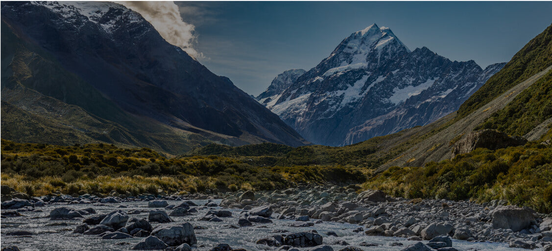 river bank mountain