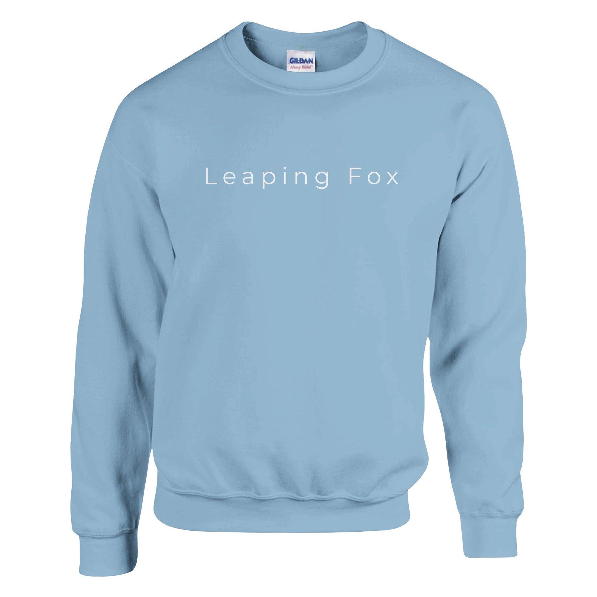 leeping fox blue  sweatshirt