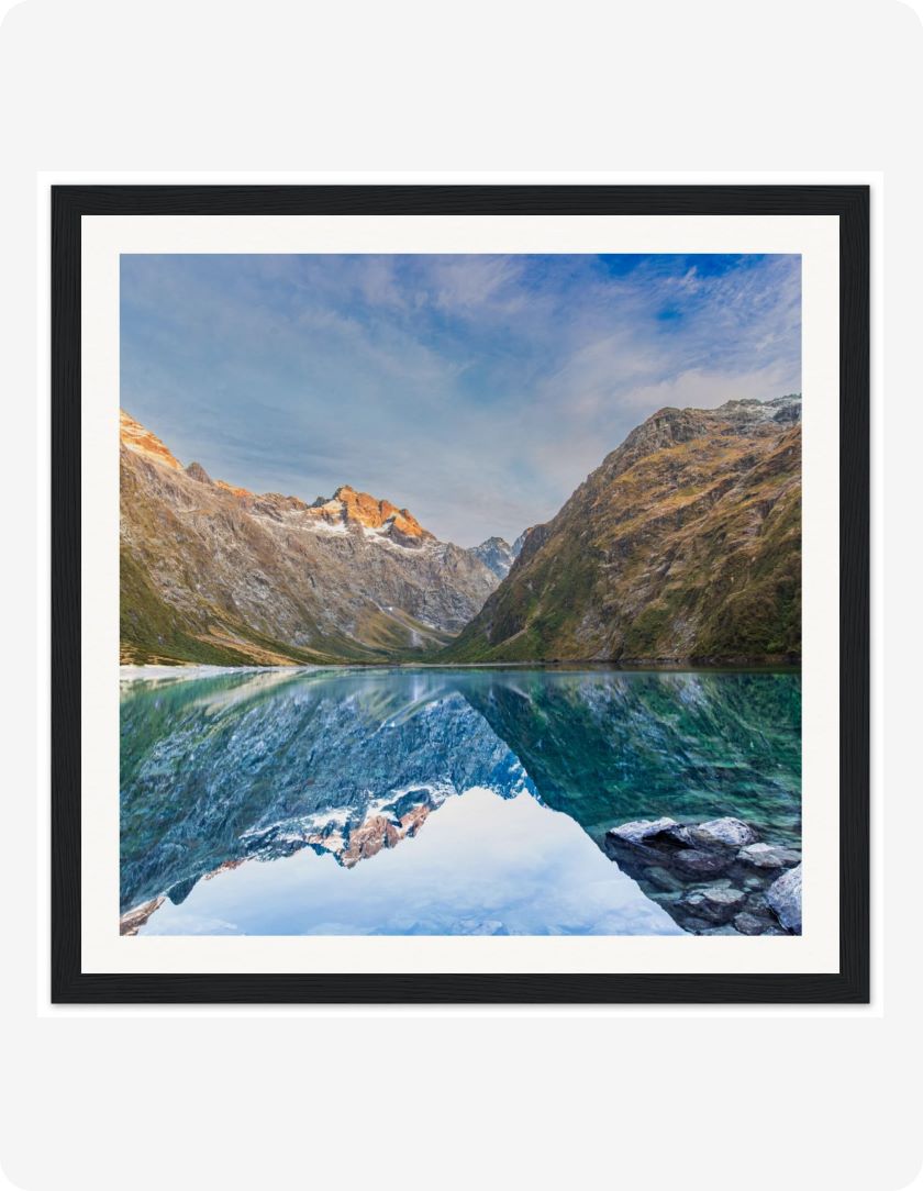 river mountain painting 