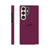 Matte red phone cover featuring a sleek animal silhouette.
