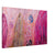 Abstract expressionism on a cracked urban wall.

