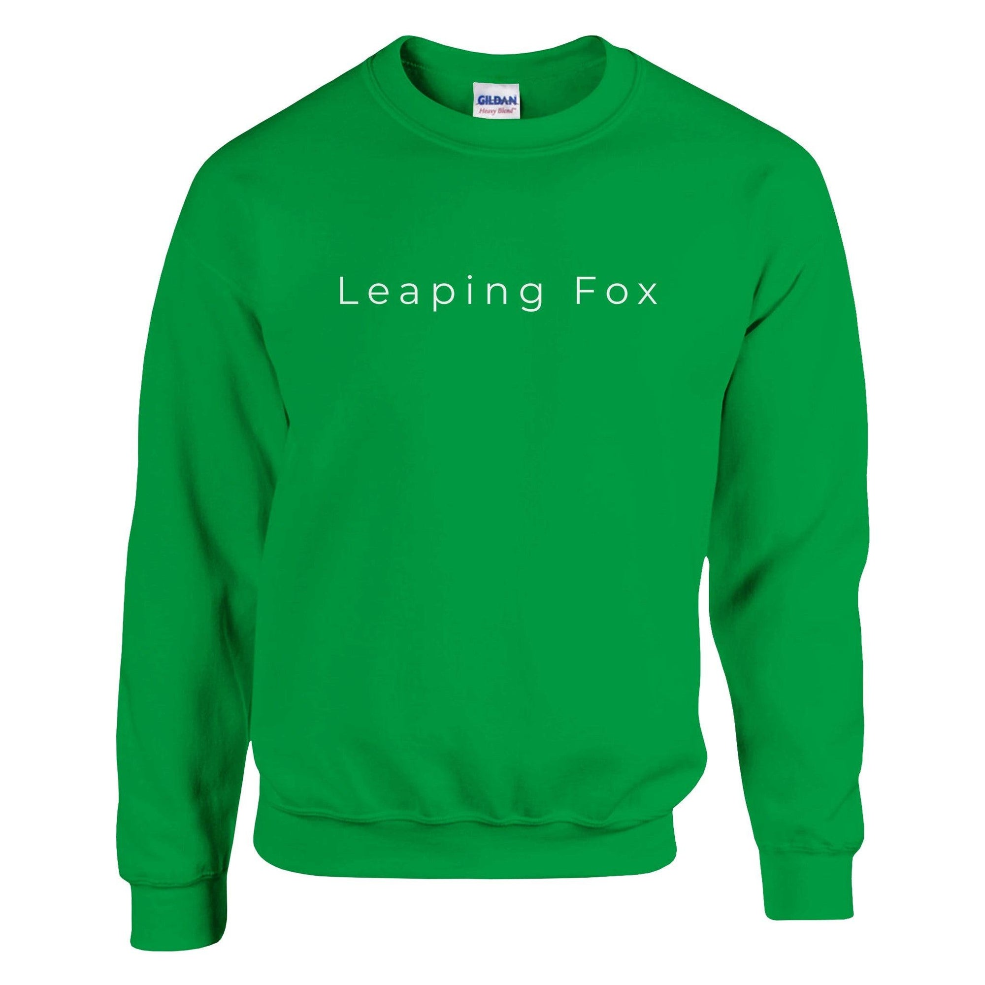 leeping fox green  sweatshirt