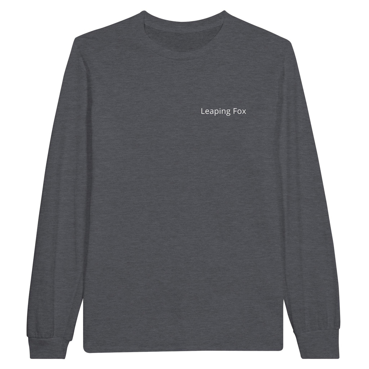 leeping fox grey plain  sweatshirt
