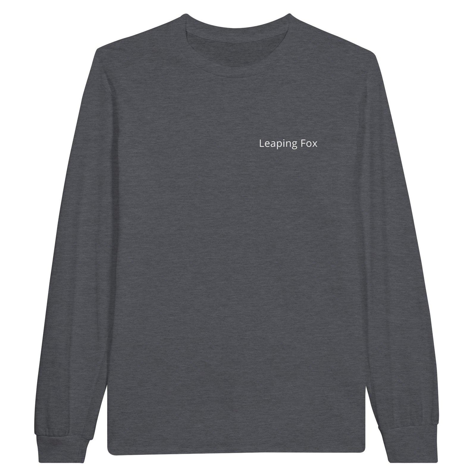 leeping fox grey plain  sweatshirt