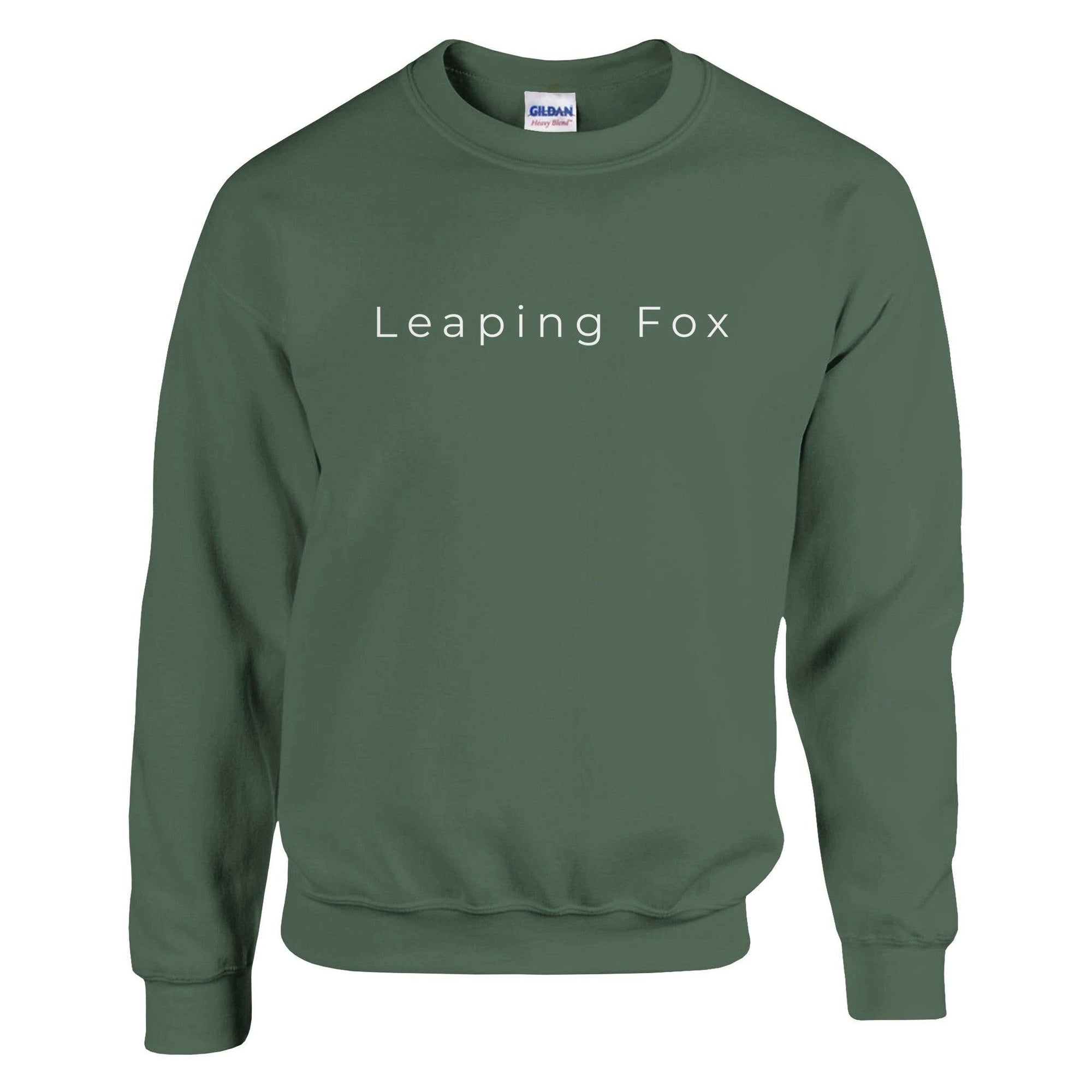 leeping fox green  sweatshirt