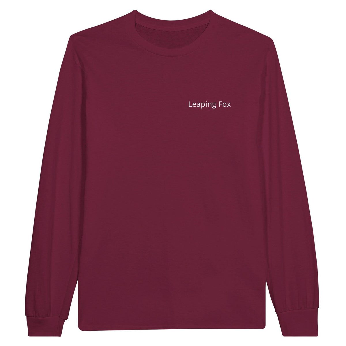 leeping fox maroon  sweatshirt