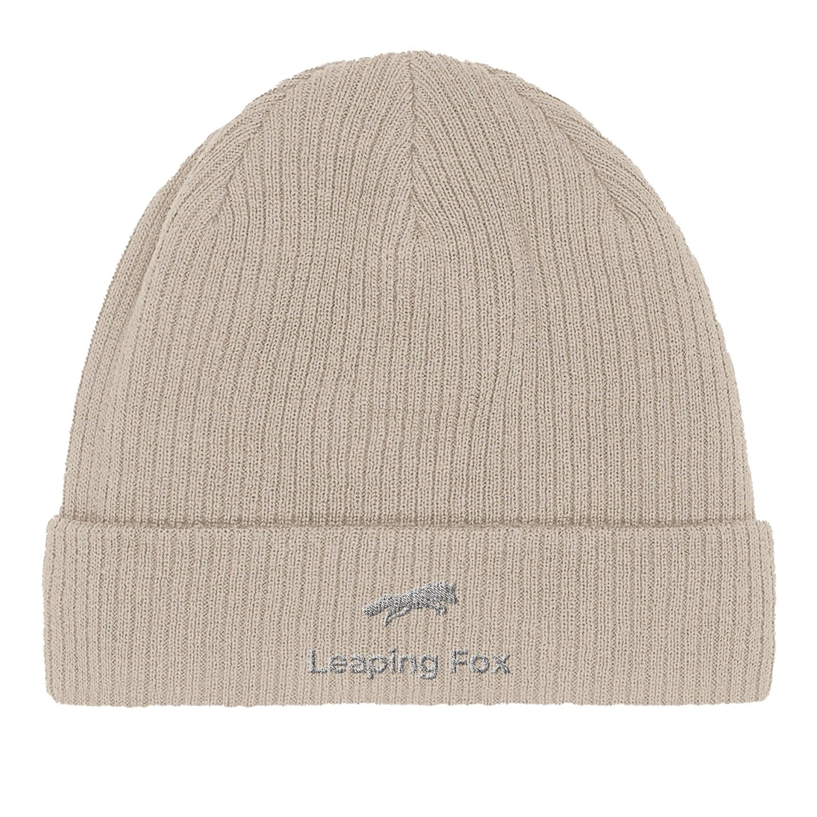 leaping fox light brown cap