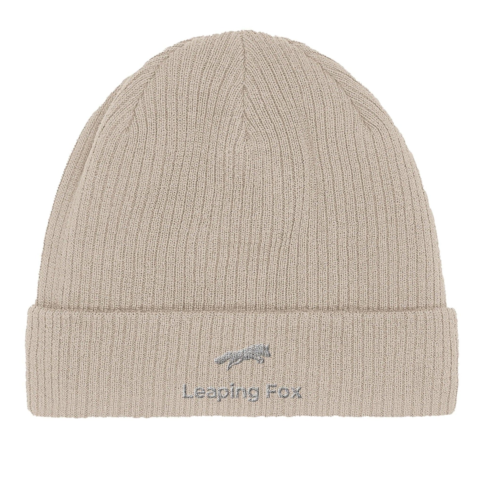 leaping fox light brown cap