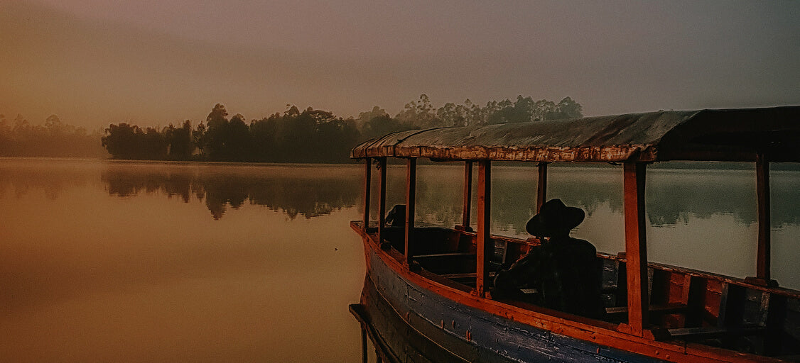 boating in forest river